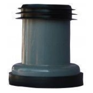 MANGUITO PVC INODORO 2 GOMAS RECTO 90-110
